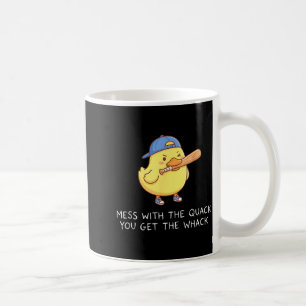 Goose Mess With The Quack You Get The Whack Funny Coffee Mug