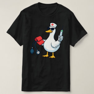 Goose Nurse , Cuff Em Nurse Practitioner , ER Nurs T-Shirt
