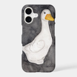 Goose on an iPhone