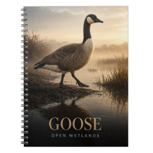 Goose Open Wetlands Wildlife ANIMAL Notebook