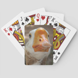 Goose Portrait Playing Cards