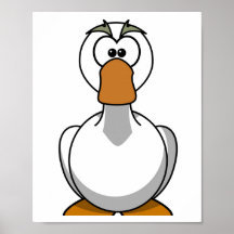 Goose Print - Cartoon Image
