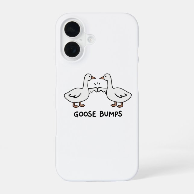 Goose pumps  iPhone 16 case (Back)