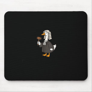 Goose silly lawyer law student school graduation mouse mat