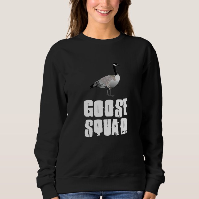 GOOSE Squad  Cool Animal Geese Sweatshirt (Front)