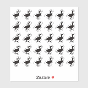 Goose Wedding Place Card Food Meal Menu Choice