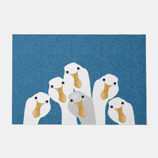 Goose Who Doormat (Front)