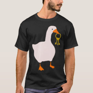 Goose With Keys Video Game Premium  T-Shirt