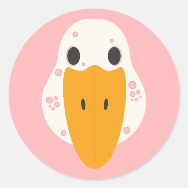 Goose With Pimples Sticker (Front)