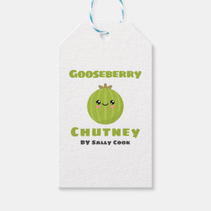 Gooseberry chutney gift tags