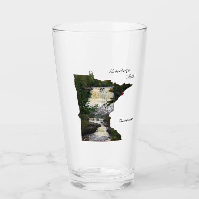 Gooseberry Falls glass (Front)