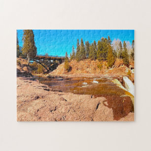 Gooseberry Falls Minnesota. Jigsaw Puzzle
