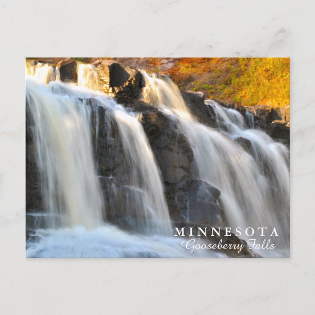 Gooseberry Falls Minnesota Postcard (Front)