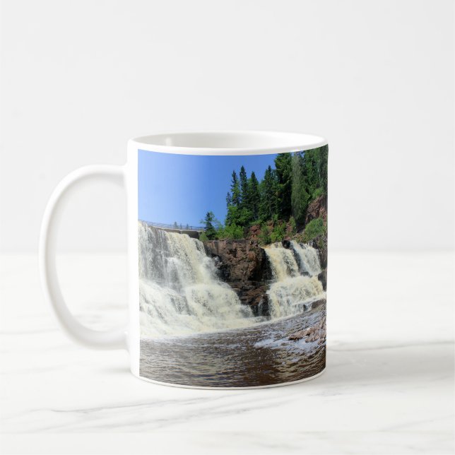 Gooseberry Falls, North Shore, Minnesota Coffee Mug (Left)