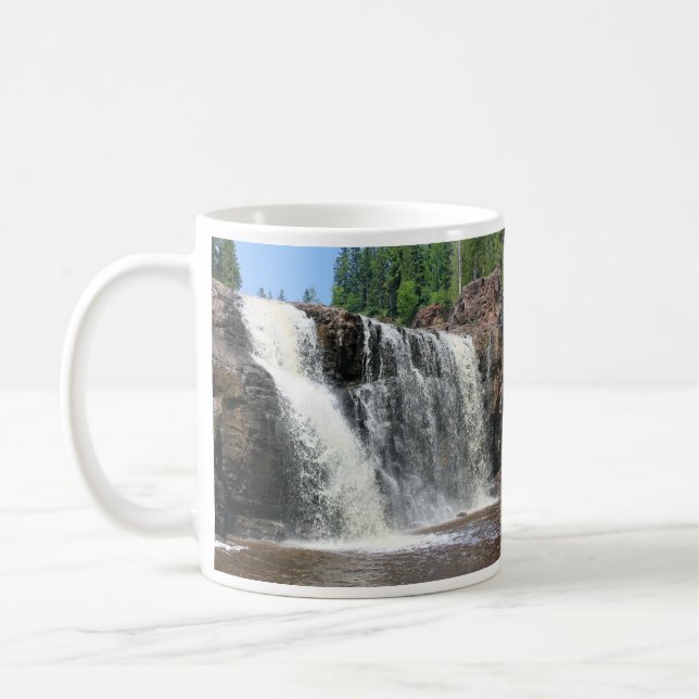 Gooseberry Falls, North Shore, Minnesota Coffee Mug (Left)