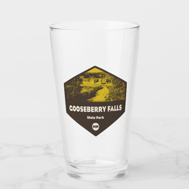 Gooseberry Falls State Park Minnesota Glass (Front)