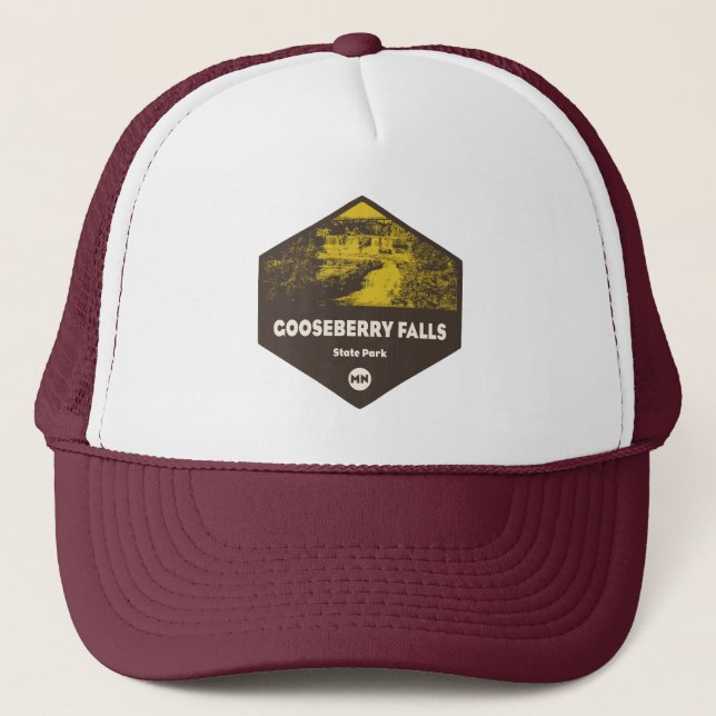 Gooseberry Falls State Park Minnesota Trucker Hat (Front)