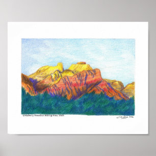 Gooseberry Mountain Biking Area Utah Poster