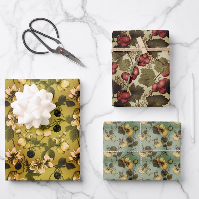 Gooseberry Wrapping Paper Sheet (Front)