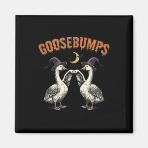 Goosebumps Funny Witch Goose Bumps Puns Halloween  Magnet
