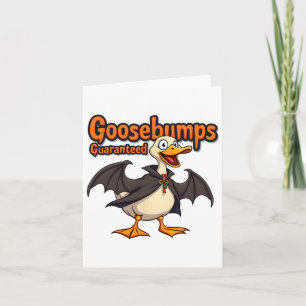 Goosebumps Guaranteed Funny Halloween Card