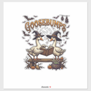 Goosebumps Halloween Geese Witch Hats Magic Book_1