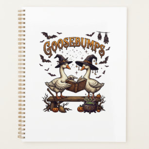 Goosebumps Halloween Geese Witch Hats Magic Book_1 Planner