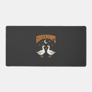 Goosebumps Halloween Witch Geese Vector Design Desk Mat