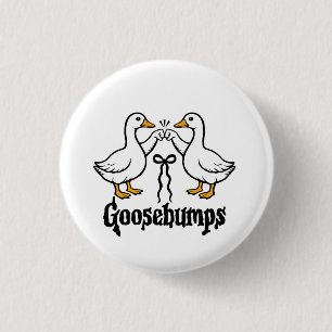Goosebumps Silly Goose Funny Best Friends 3 Cm Round Badge