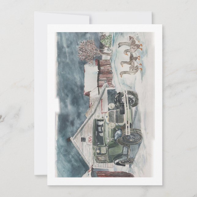 Goosed Again Invitation (Front)