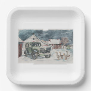 Goosed Again Paper Plate