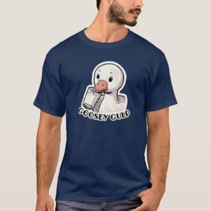 Goosey Gulp - The Milk-Drinking Goose T-Shirt