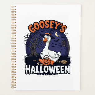 Gooseys Halloween Goose Witch Hat Pumpkin_1 Planner