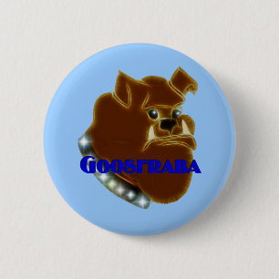 Goosfraba Bulldog 6 Cm Round Badge