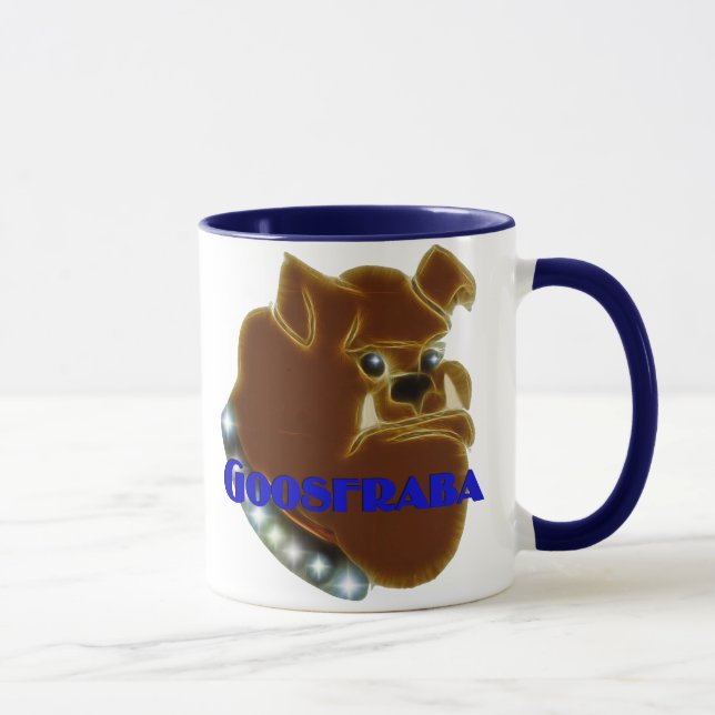 Goosfraba Bulldog Mug (Right)