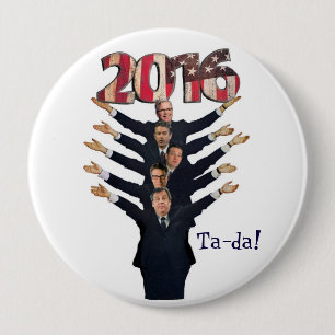 GOP 2016 Candidates for President 10 Cm Round Badge