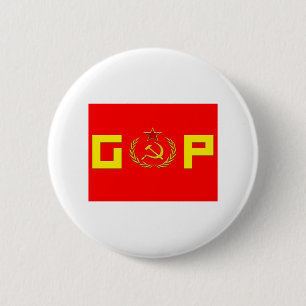 GOP Communist 6 Cm Round Badge