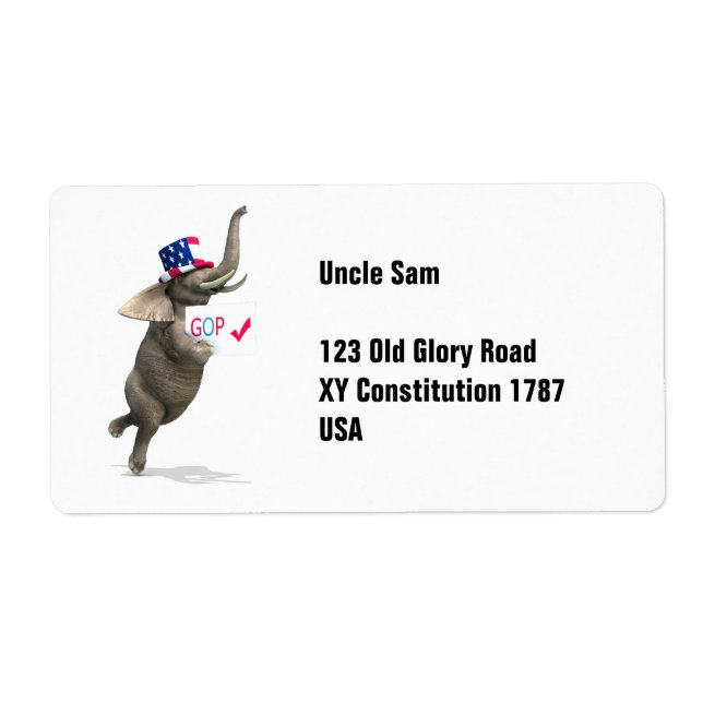 GOP Elephant (Front)