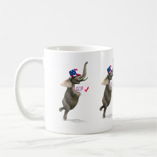 GOP Elephant Coffee Mug