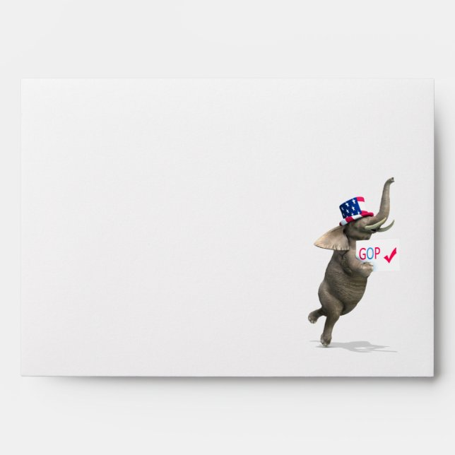 GOP Elephant Envelope (Front)