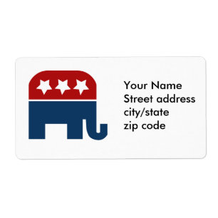 GOP elephant Logo republican design