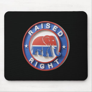 Gop Elephant Marches Proudly Raised Right Legacy  Mouse Mat
