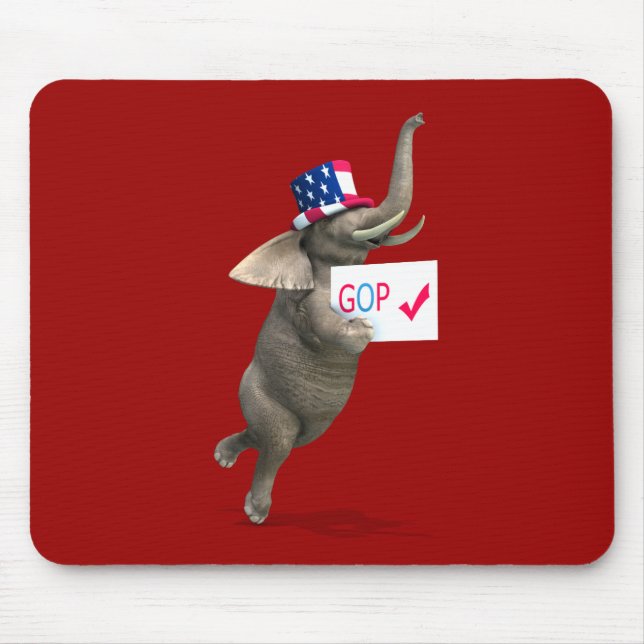 GOP Elephant Mouse Mat (Front)