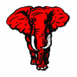 GOP Elephant Photo Sculpture<br><div class="desc">GOP Republican Elephant Democrat Independant Palin Huckabee Romney President Barack Obama 2010 2012 Election Senate Governor House Congress Boulder Photo Sculpture</div>