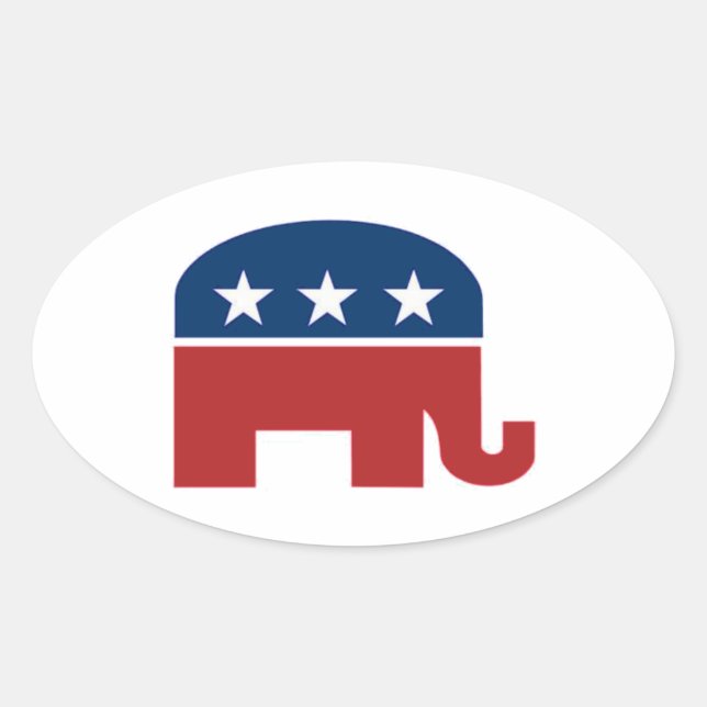 GOP elephant sticker (Front)