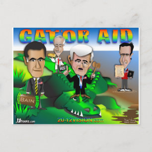 GOP Gator Aid Postcard