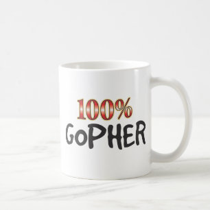 Gopher 100 Percent Coffee Mug