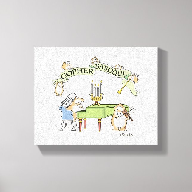 GOPHER BAROQUE by Sandra Boynton Canvas Print (Front)