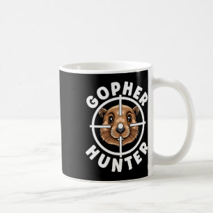 Gopher Hunter Crosshairs Trap Hunting Coffee Mug