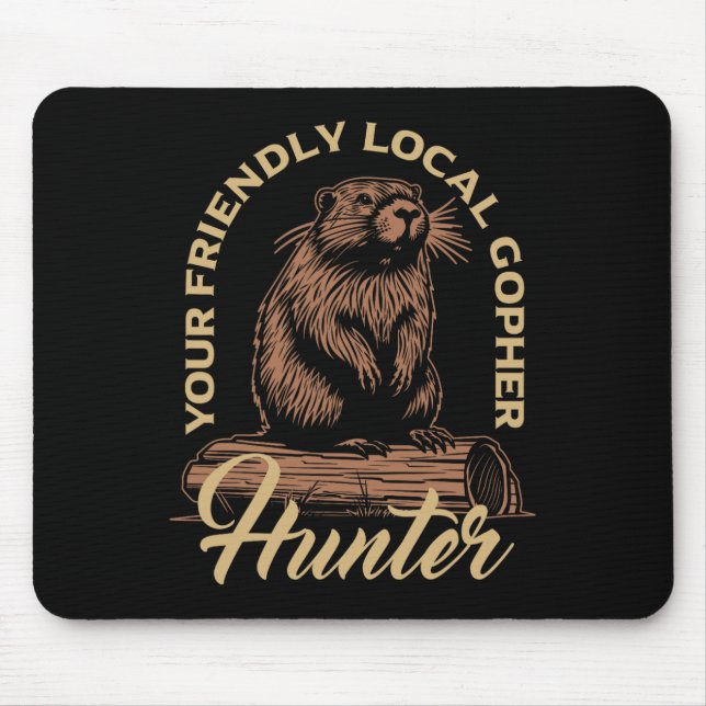 Gopher Hunter Gear Equipment Essentials Gopher Sla Mouse Mat (Front)